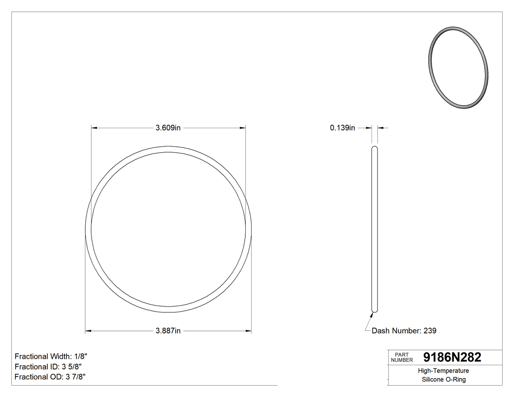 Technical drawing - 9186N282